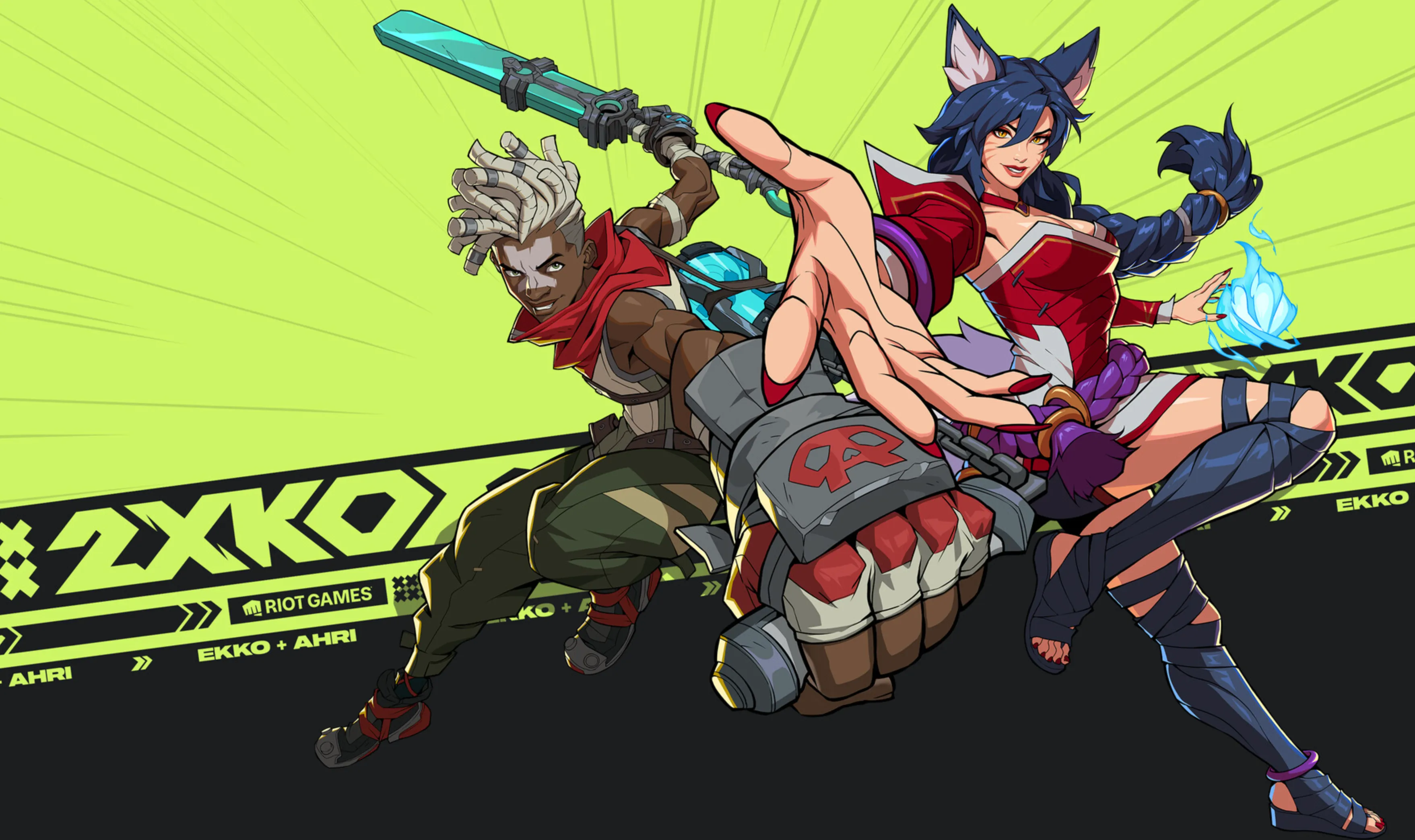 Ahri and Ekko 2xko